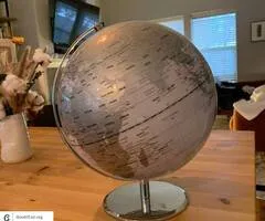 Silver globe from z galerie