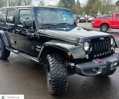 2018 Jeep Wrangler Unlimited 4x4 4WD Sahara (JK) Sport Utility 4D SUV - $29,995 (HUGE SELECTION ON V